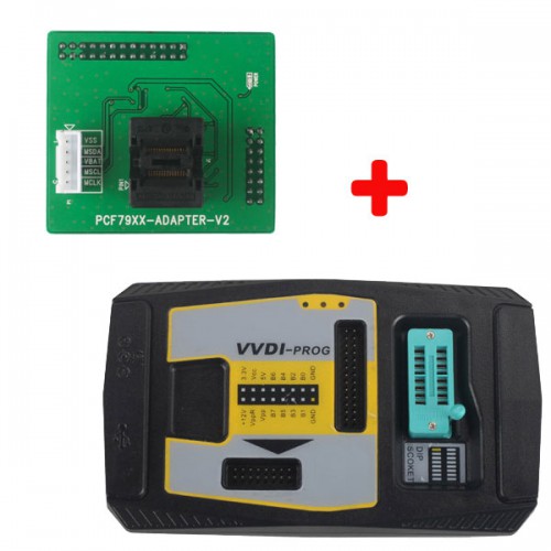VVDI PROG Programmer V5.3.1 Plus PCF79XX Adapter for VVDI2 PROG