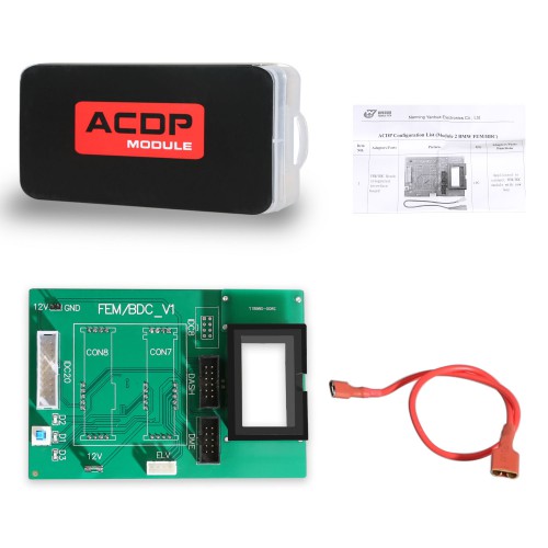 Yanhua Mini ACDP BMW FEM/BDC Module Supports IMMO Key Programming, Odometer Reset, Module Recovery, Data Backup mit A50A und A50C