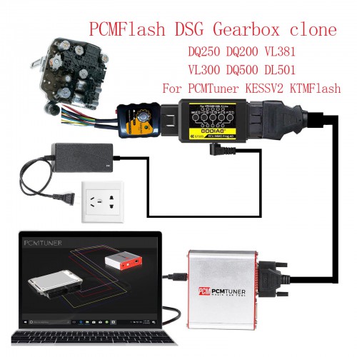 [EU Ship] Godiag GT107 DSG Gearbox Data Adapter ECU IMMO Kit for DQ250 DQ200 VL381 VL300 DQ500 DL501