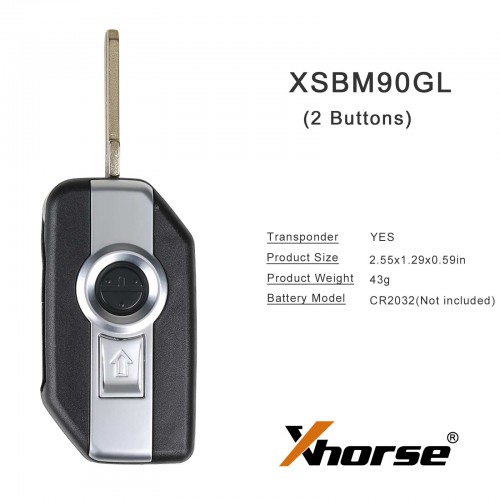 XHORSE XSBM90GL BMW Motorcycle Smart Key for VVDI2 and Key Tool Plus