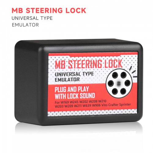 Universal Steering Lock Emulator for Benz W169 W245 W202 W208 W210 W203  W209 W211 W639 W906 Plug and Play With Lock Sound