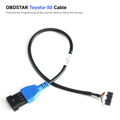 OBDSTAR Toyota-30 Cable Support 4A and 8A-BA All Key Lost for X300 DP PLUS/ Autel MaxiIM