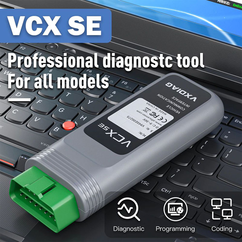 VXDIAG VCX SE tool display
