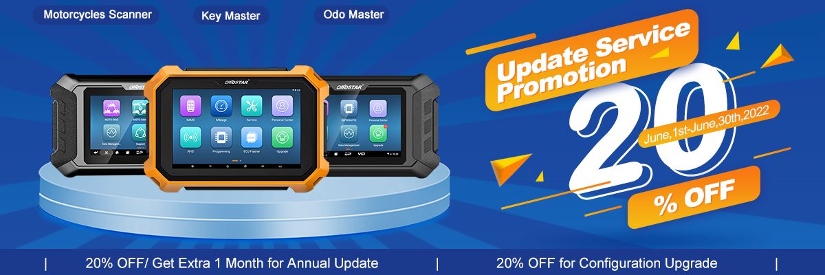 OBDSTAR Update Service Promotion