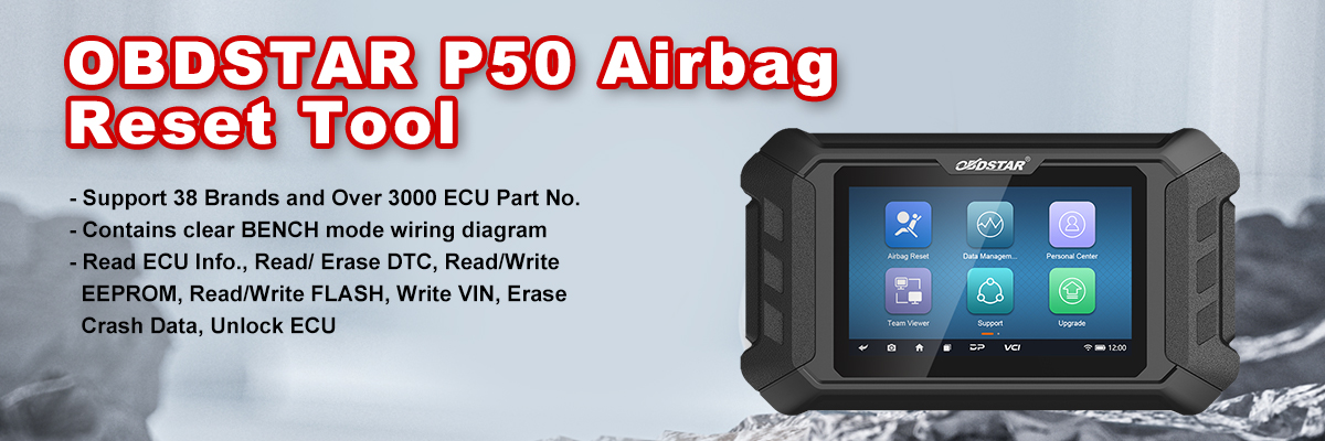 OBDSTAR P50 Airbag Reset Tool