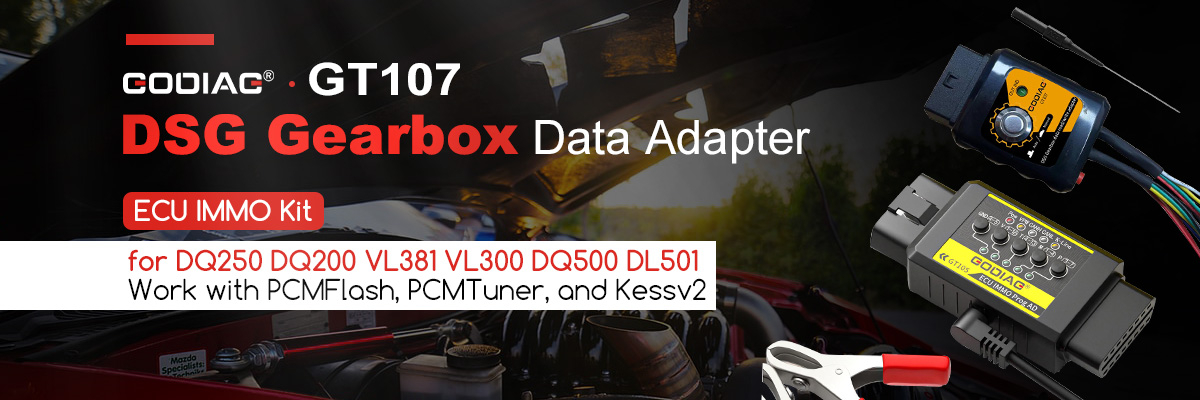 Godiag GT107 DSG Gearbox Data Adapter ECU IMMO Kit