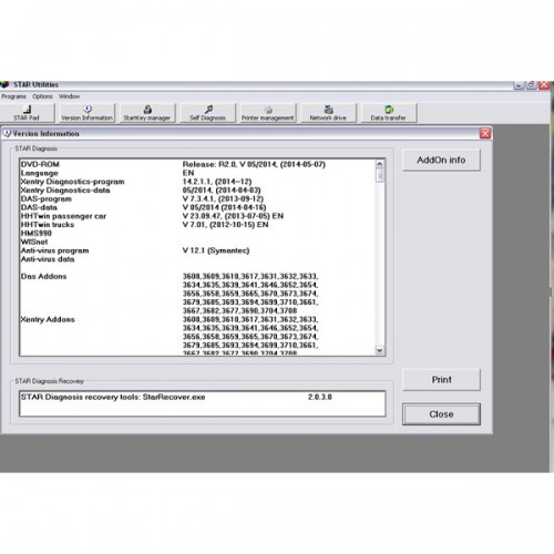 2014.05V MB STAR SD C4 Software HDD DELL Format 320G