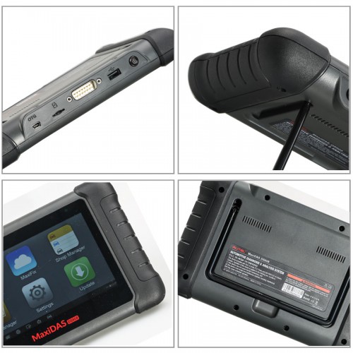 [German Version] AUTEL MaxiDAS DS808 DS808K Full Set Handheld Touch Screen Autel Diagnostic Tools Update Online