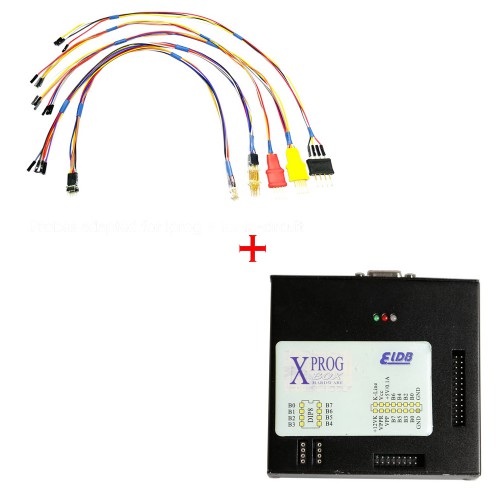 V6.12 X-PROG Box ECU Programmer XPROG-M mit USB Dongle Plus Probes Adapted for IPROG+ for In-circuit