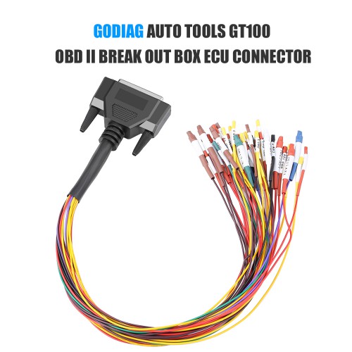 GODIAG OBD2-DB25 Cable Works Together With Colorful Jumper Cable DB25