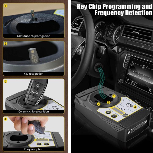 Xhorse VVDI2 Completed Version VVDI2 Full OBD48 MQB ID48 96 Bit Copy BMW FEM/BDC Toyota H Chip Authorization Free FBS3 KeylessGo Smart Key
