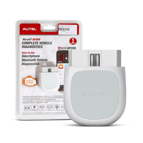 [EU Ship] 100% Original Autel MaxiAP AP200 Bluetooth OBD2 Scanner Code Reader with Full Systems Diagnoses AutoVIN TPMS IMMO Service for Family DIYers