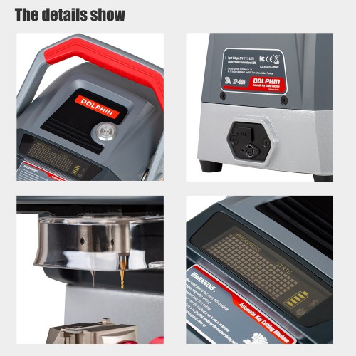V1.6.0 Xhorse DOLPHIN XP005 Automatic Key Cutting Machine with Battery inside