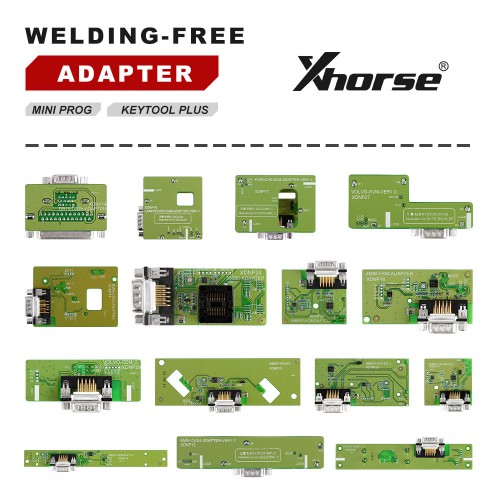 Xhorse Solder-Free Adapters & Cables Full Set for Xhorse MINI PROG and KEY TOOL PLUS