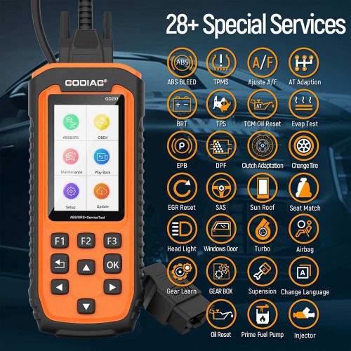 GODIAG GD203 ABS SRS+ Special Functions Free Update 3 Years