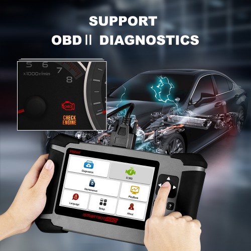 VIDENT ISMART807PRO All System OBD OBDII Scanner OBD OBD2 All Makes Diagnostic Tool DPF ABS Airbag Oil Reset