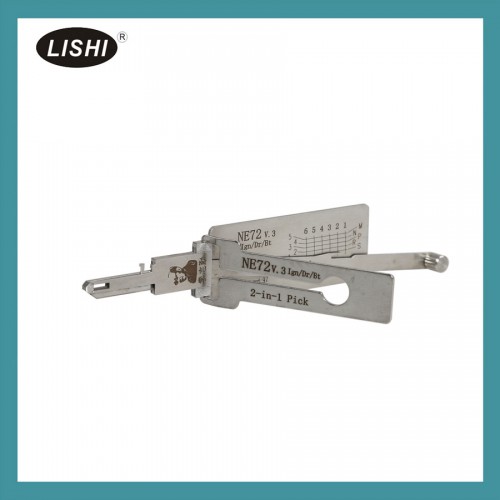 LISHI NE72 2-in-1Auto Pick and Decoder for P-eugeot 206 & R-enault