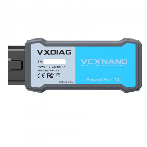 VXDIAG VCX NANO für TOYOTA TIS Techstream V15.00.026 WiFi Compatible mit SAE J2534 German Version