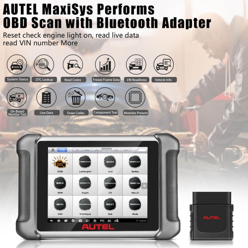 Original Autel MaxiVCI Mini VCI Mini Bluetooth Diagnostic Interface for MS906S MK808BT MK808TS MX808TS MP808TS TS608