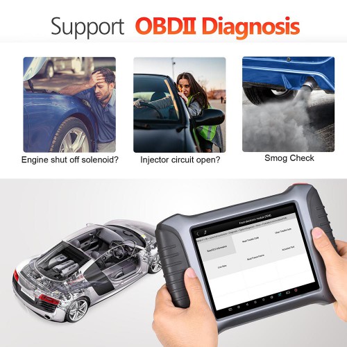 XTOOL A80 Pro Automotive OBD2 Diagnostic Tool mit ECU Coding / Programmer OBD2 Scanner wie Kostenloses Online-Update 2 Years
