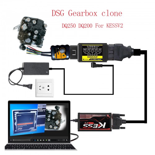 EU Version V2.25 KTAG 7.020 Firmware Red PCB and DSG Gearbox Data Adapter ECU IMMO Kit