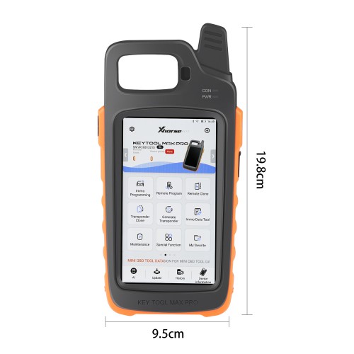 2023 Xhorse VVDI Key Tool Max PRO Combines Key Tool Max and Mini OBD Tool Functions Adds Voltage and Leakage Current Functions