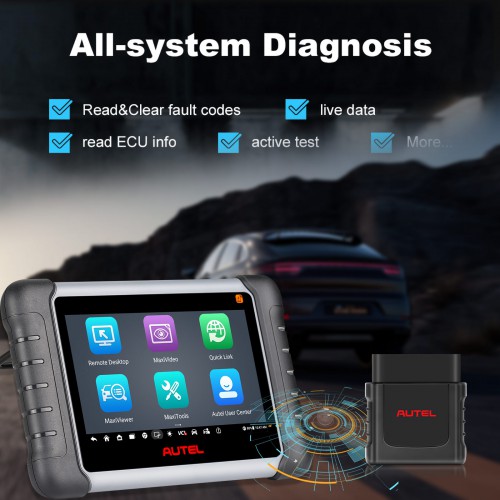 Multi-language Autel MaxiPRO MP808TS Automotive Diagnostic Scanner mit TPMS Service Function & Wireless Bluetooth