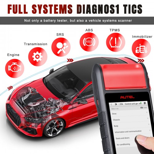 Autel MaxiBAS BT608 BT608E Auto Battery Tester and Electrical System Analyzer Circuit Tester