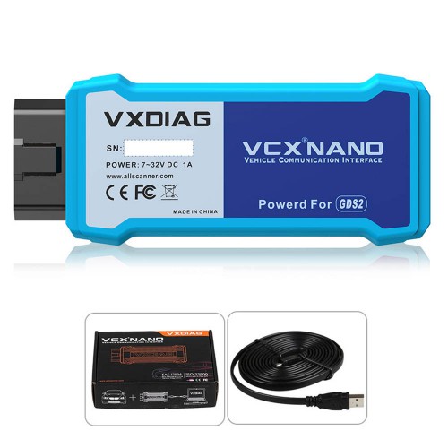 VXDIAG VCX NANO for GM / OPEL GDS2 V2023.10 Tech2WIN 16.02.24 Diagnostic Tool WiFi Version
