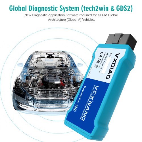 VXDIAG VCX NANO for GM / OPEL GDS2 V2023.10 Tech2WIN 16.02.24 Diagnostic Tool WiFi Version
