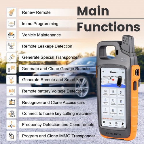 2023 Xhorse VVDI Key Tool Max PRO Combines Key Tool Max and Mini OBD Tool Functions Adds Voltage and Leakage Current Functions