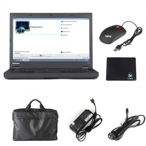 Second Hand Laptop Lenovo T440P I7 CPU WIFI With 8GB Memory Fit for VXDIAG Software HDD/SSD