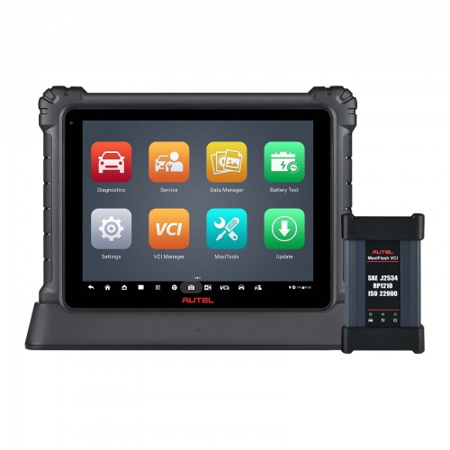 Autel MaxiCOM Ultra Lite Scanner with Topology Mapping and J2534 ECU Programming Tool