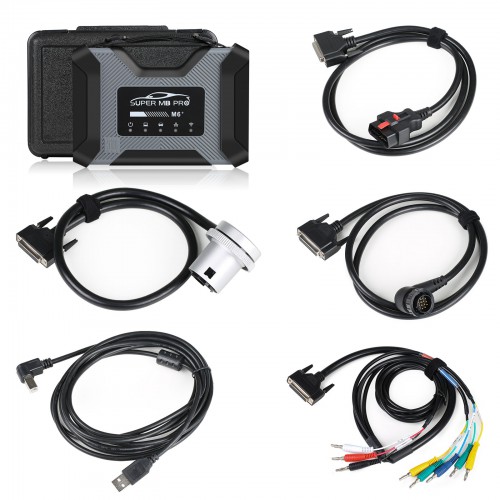 V2023.3 WiFi SUPER MB PRO M6+ Full Version DoIP Benz Diagnostic Scanner with Software 256GB SSD Win10