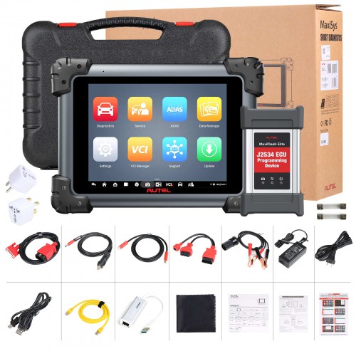 Autel MaxiSys MS908S Pro II Automotive Full System Diagnostic Tool with J2534 ECU Programming Support SCAN VIN and Pre&Post Scan