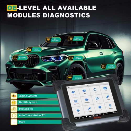 Autel MaxiSys MS908S Pro II Automotive Full System Diagnostic Tool with J2534 ECU Programming