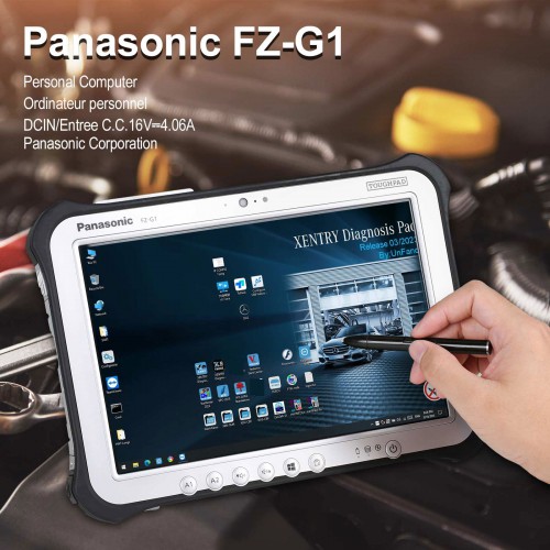 V2024.3 SUPER MB PRO M6+ Diagnosis Plus Panasonic FZ-G1 Tablet with XENTRY SSD Software Pre-installed Ready to Use