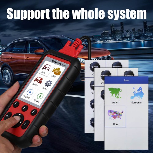 Original AUTEL MaxiDiag MD808 Pro OBD2 Full System Car Diagnostic Tool