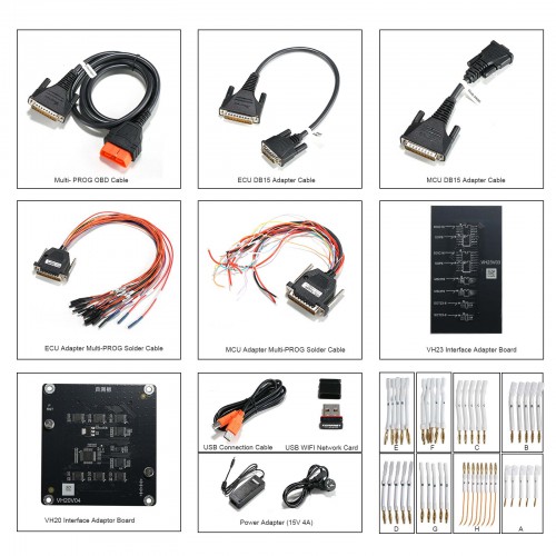 Xhorse Multi Prog Multi-Prog Programmer Update Version of VVDI Prog with Free MQB48 License Supports Factory Usage Mode for Batch Programming of Chips