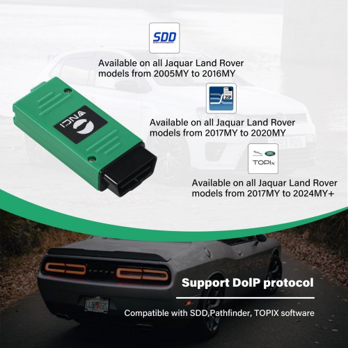 2024 VNCI JLR DoIP Jaguar Land Rover Diagnostic Scanner Supports SDD Pathfinder