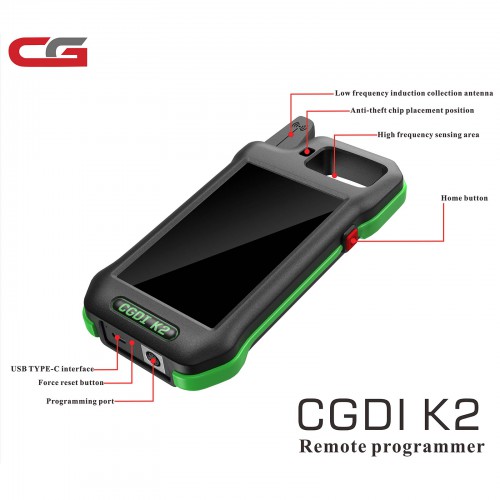 [Pre-order] WIFI CGDI K2 Multifunction Remote Generator Smart Locksmith Key Tool Supports 96 Bit ID48 Copy