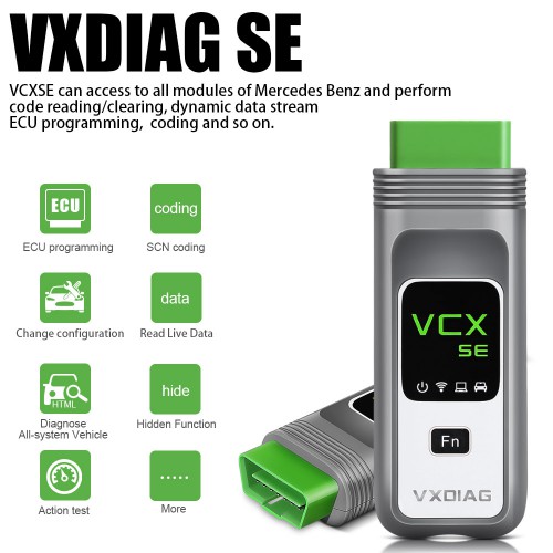 VXDIAG VCX SE Benz DoIP Vehicle Communication Interface plus 2024.03/ V2023.09 MB Star SSD Software with Keygen