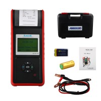 AUGOCOM MICRO-768 Battery Tester Conductance Tester for Automobile Factory/Car Repair Workshop/Car Battery Manufacturer mit Printer mit Deustch