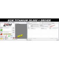Deutsch ECM TITANIUM 1.61 mit 18295+ Drivers braucht nicht USB Dongle kann mit V2.15 KESS V2/V2.13 KTAG zusammen arbeiten