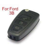 Folding Remote Shell 3 Buttons HU101 Blade schwarz für Ford Focus 5pcs/lot