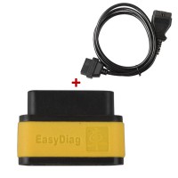 IOS Original Launch EasyDiag for Android Built-in Bluetooth OBDII Generic Code Reader Plus ELM327 OBD2 Cable