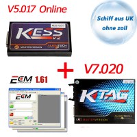 V2.23 KTAG FM V7.020 mehr Kess V2 V5.017 Online Version Beide Keine Token-Beschränkung Free ECM TITANIUM V1.61
