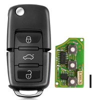 5pcs XHORSE Volkswagen B5 Type Remote Key 3Buttons for VVDI Key Tool