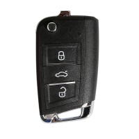 XHORSE XKMQB1EN for VW Remote Key MQB Style 3 Buttons for VVDI Key Tool