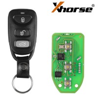 XHORSE VVDI2 Hyundai Type Universal Remote Key 3 Buttons 5pcs/lot